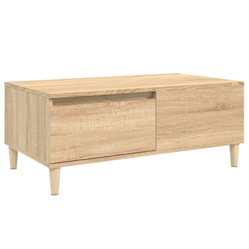 Coffee Table Sonoma Oak 90x50x36.5 cm Engineered Wood