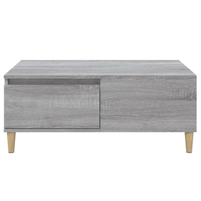 Coffee Table Grey Sonoma 90x50x36.5 cm Engineered Wood