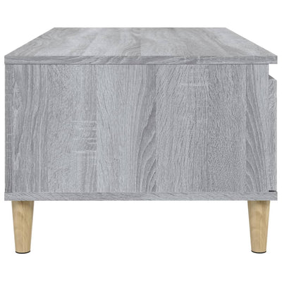 Coffee Table Grey Sonoma 90x50x36.5 cm Engineered Wood