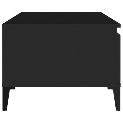 Coffee Table Black 90x50x36.5 cm Engineered Wood