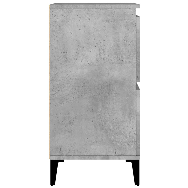 Sideboard Concrete Grey 60x35x70 cm Engineered Wood