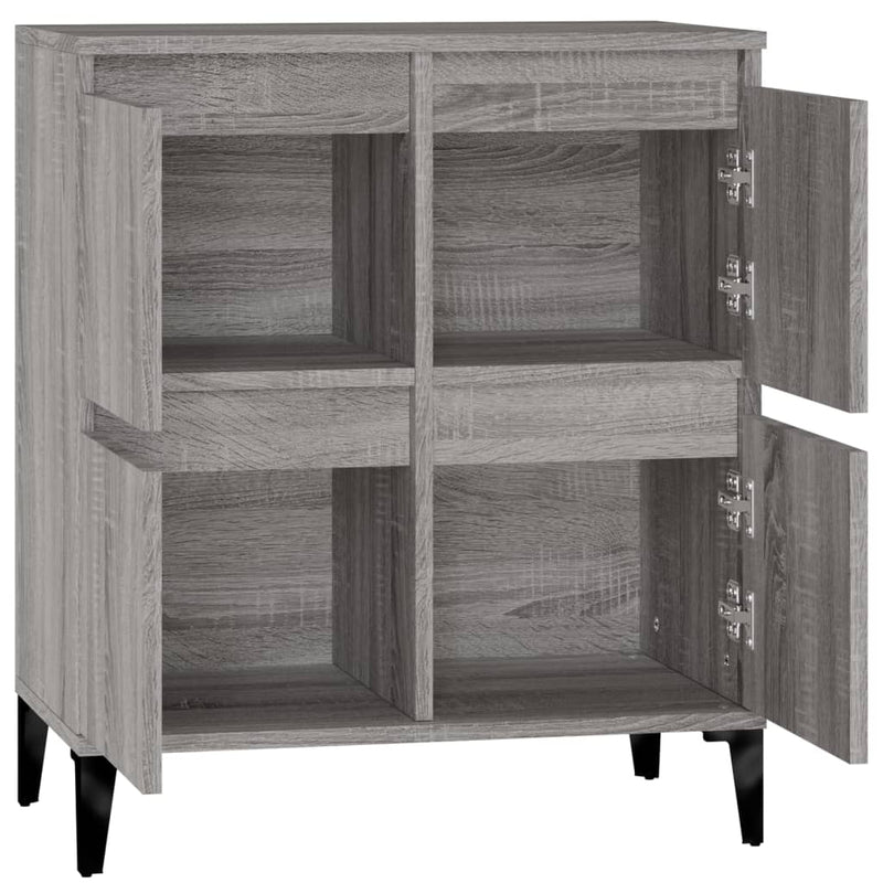 Sideboard Grey Sonoma 60x35x70 cm Engineered Wood