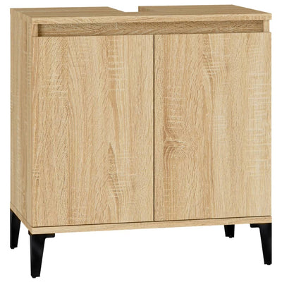 Sink Cabinet Sonoma Oak 58x33x60 cm Engineered Wood