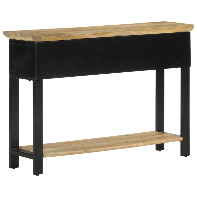 Console Table 110x30x75 cm Solid Rough Wood Mango