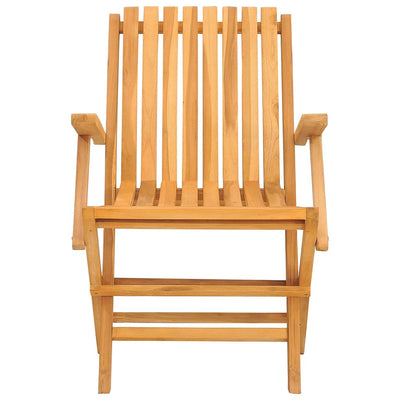 Folding Garden Chairs 2 pcs 61x67x90 cm Solid Wood Teak