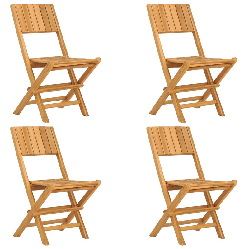 Folding Garden Chairs 4 pcs 47x61x90 cm Solid Wood Teak