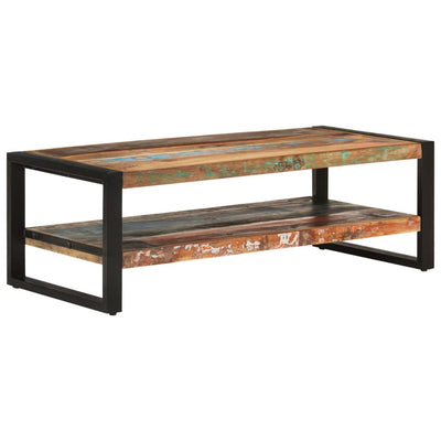 Coffee Table 120x55x40 cm Solid Wood Reclaimed