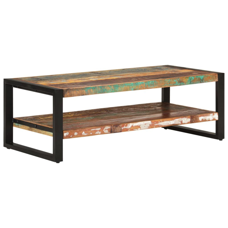 Coffee Table 120x55x40 cm Solid Wood Reclaimed