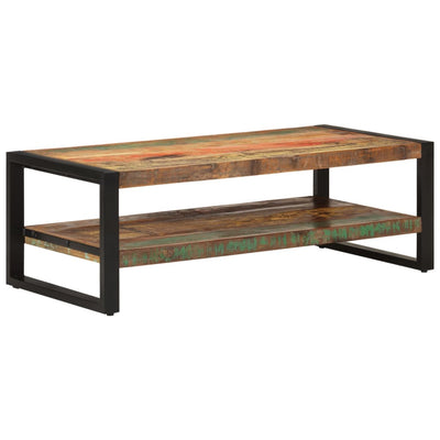 Coffee Table 120x55x40 cm Solid Wood Reclaimed