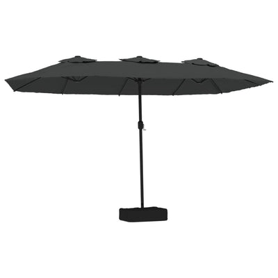 Double-Head Parasol Anthracite 449x245 cm