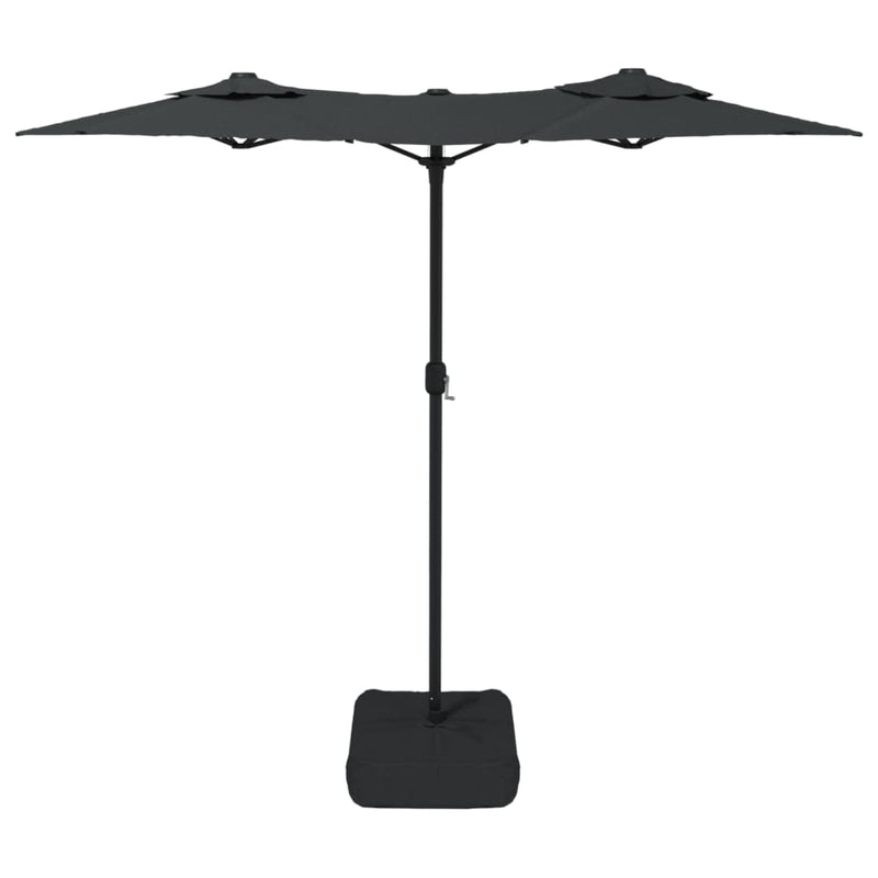 Double-Head Garden Parasol Anthracite 316x240 cm