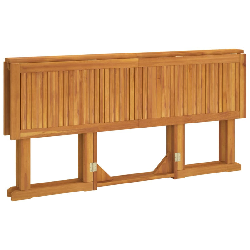 Folding Butterfly Garden Table 150x90x75 cm Solid Wood Teak