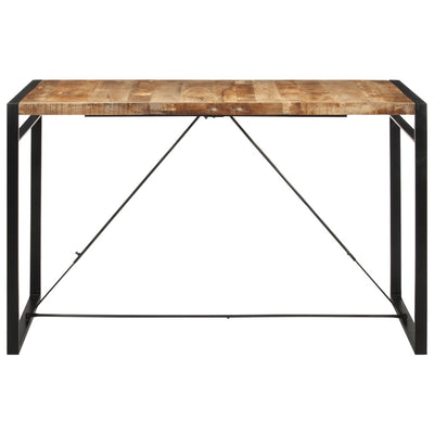 Bar Table 175x90x110 cm Solid Rough Wood Mango