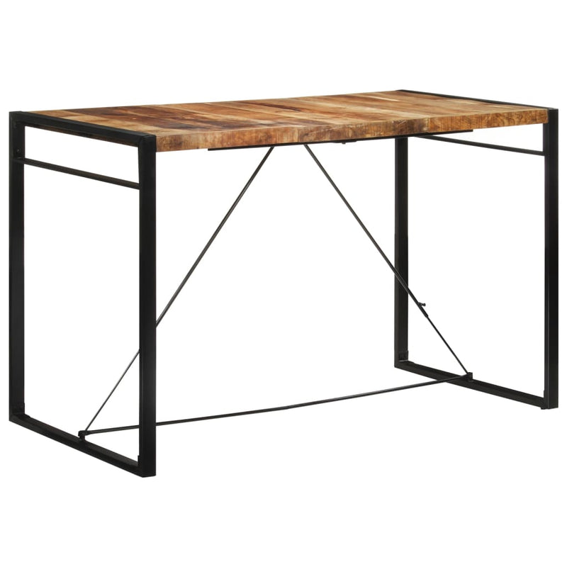 Bar Table 175x90x110 cm Solid Rough Wood Mango