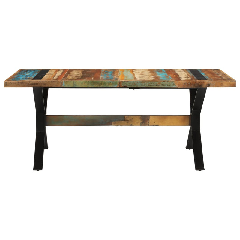 Dining Table 180x90x73 cm Solid Wood Reclaimed