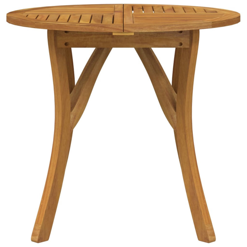 Garden Table Ø 85 cm Solid Wood Acacia