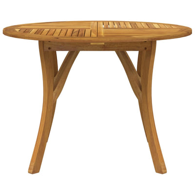 Garden Table Ø 110 cm Solid Wood Acacia