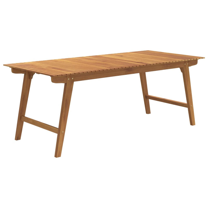 Garden Table 200x90x75 cm Solid Wood Acacia