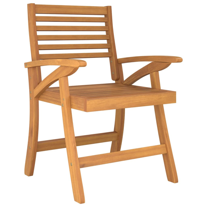 Garden Chairs 3 pcs 58x58x87 cm Solid Wood Acacia