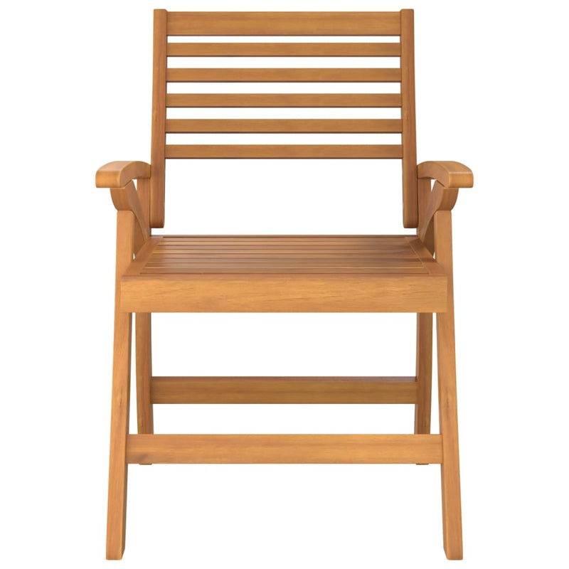 Garden Chairs 3 pcs 58x58x87 cm Solid Wood Acacia