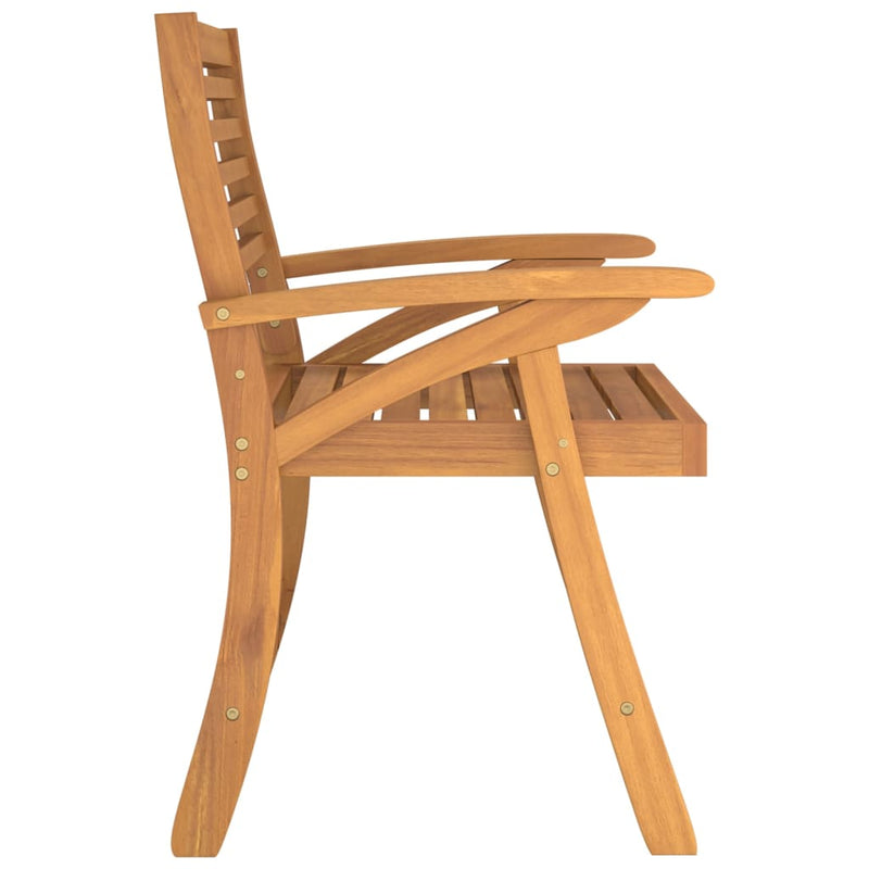 Garden Chairs 3 pcs 58x58x87 cm Solid Wood Acacia