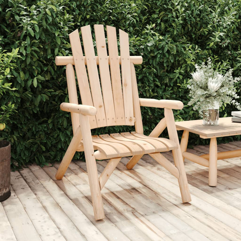 Garden Chair 68x86x103 cm Solid Wood Spruce