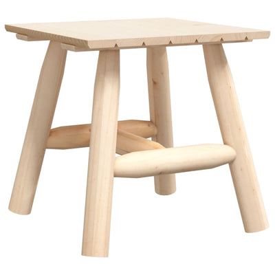 Side Table 49x49x50 cm Solid Wood Spruce