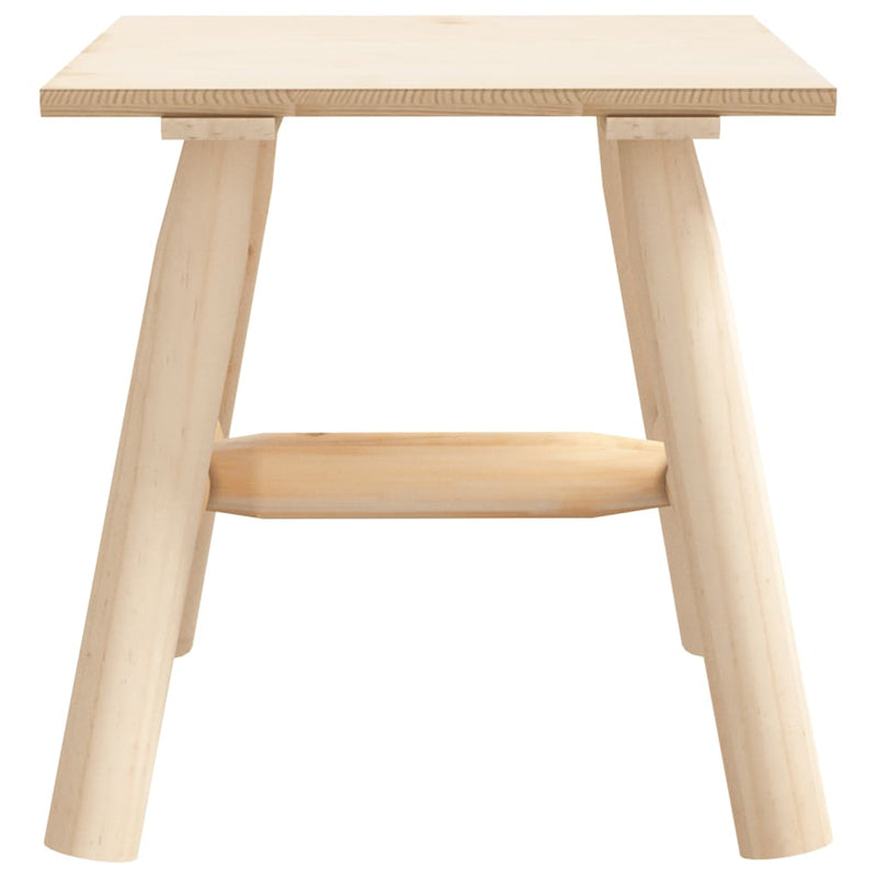 Side Table 49x49x50 cm Solid Wood Spruce