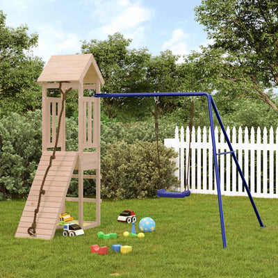 Outdoor Playset Solid Wood Pine