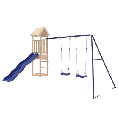 Outdoor Playset Solid Wood Pine