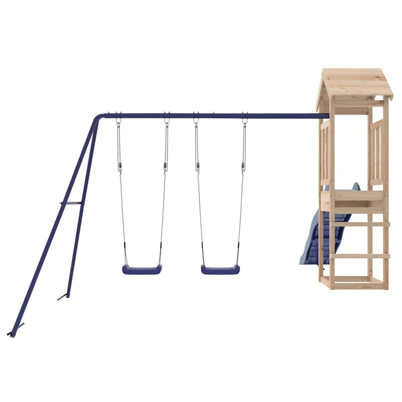 Outdoor Playset Solid Wood Pine