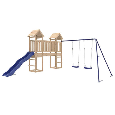 Outdoor Playset Solid Wood Pine