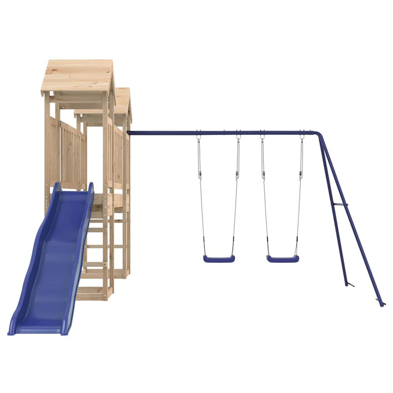 Outdoor Playset Solid Wood Pine