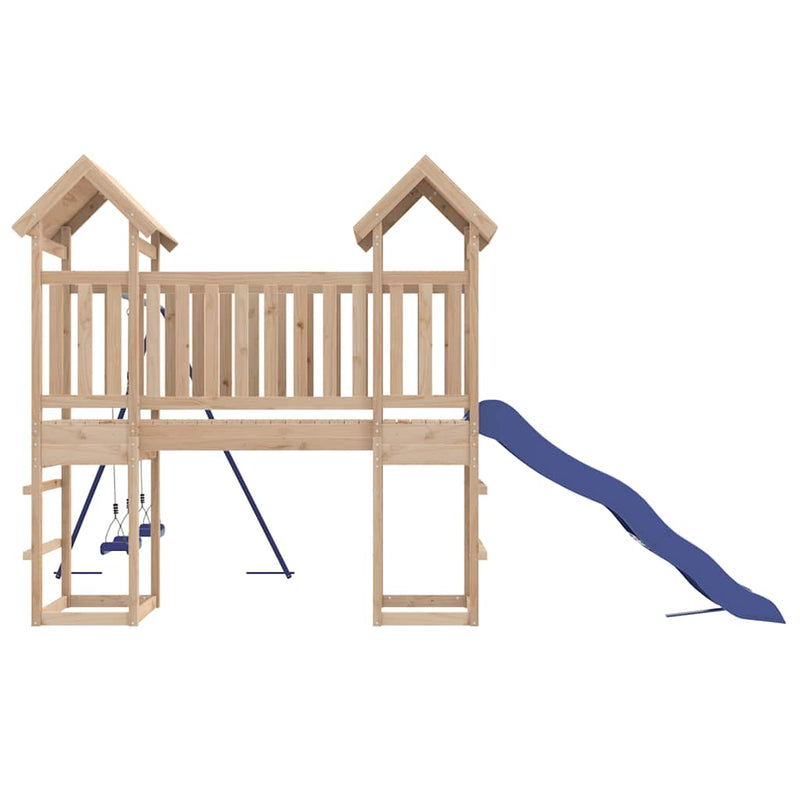 Outdoor Playset Solid Wood Pine