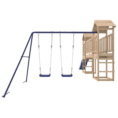 Outdoor Playset Solid Wood Pine