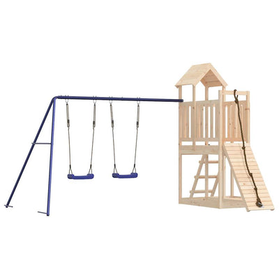 Outdoor Playset Solid Wood Pine