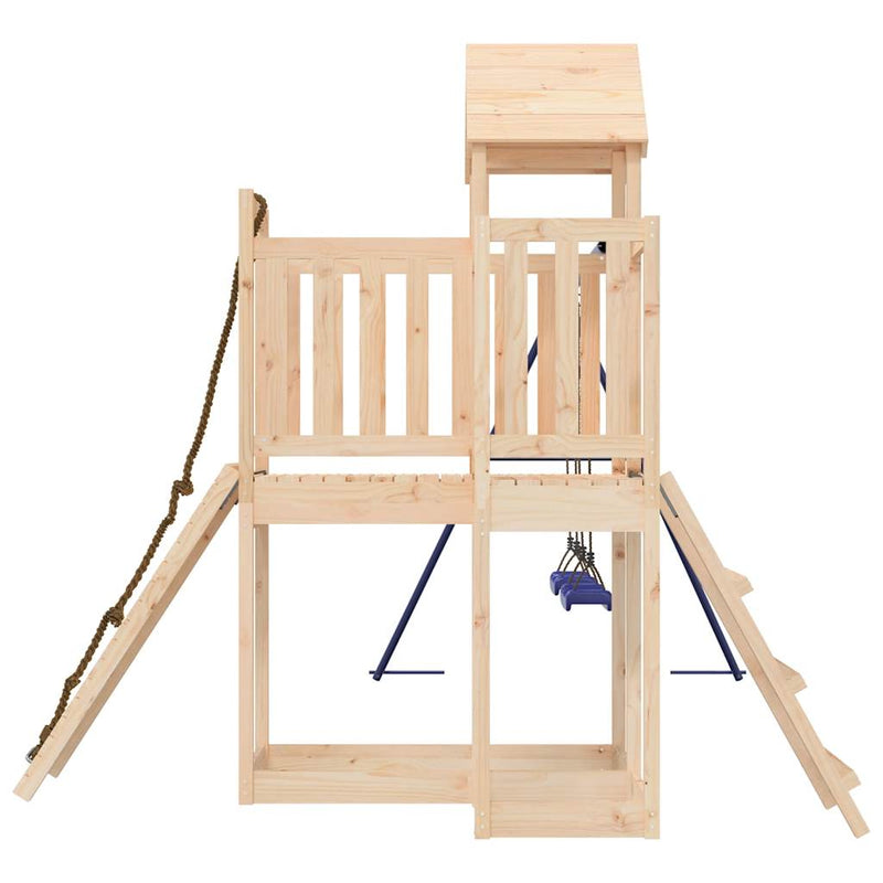 Outdoor Playset Solid Wood Pine