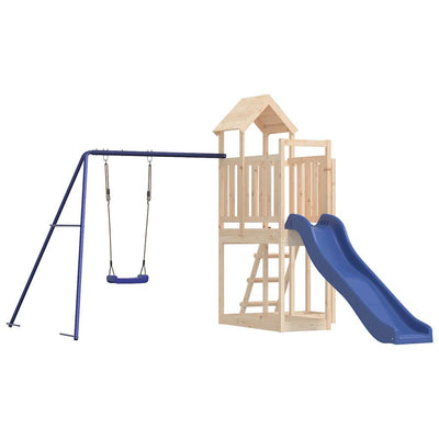 Outdoor Playset Solid Wood Pine