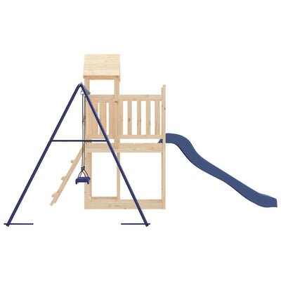 Outdoor Playset Solid Wood Pine