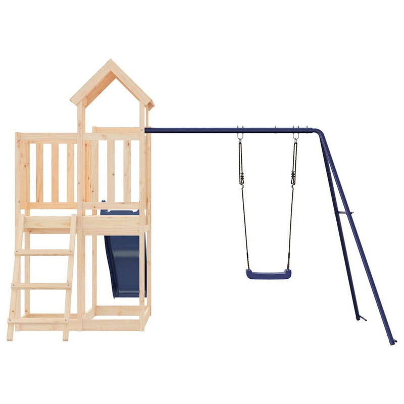 Outdoor Playset Solid Wood Pine