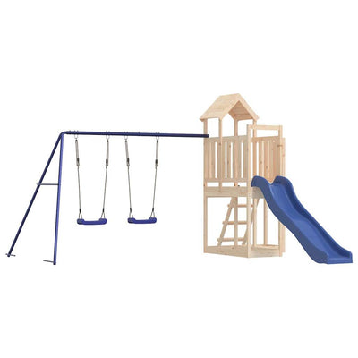 Outdoor Playset Solid Wood Pine