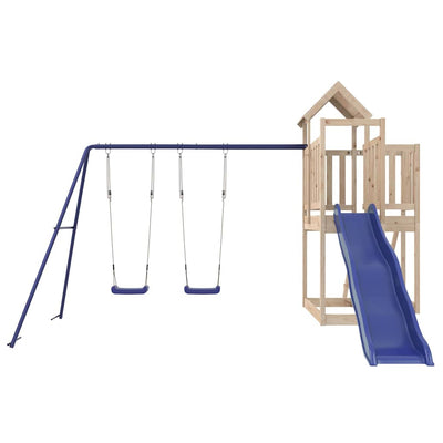 Outdoor Playset Solid Wood Pine