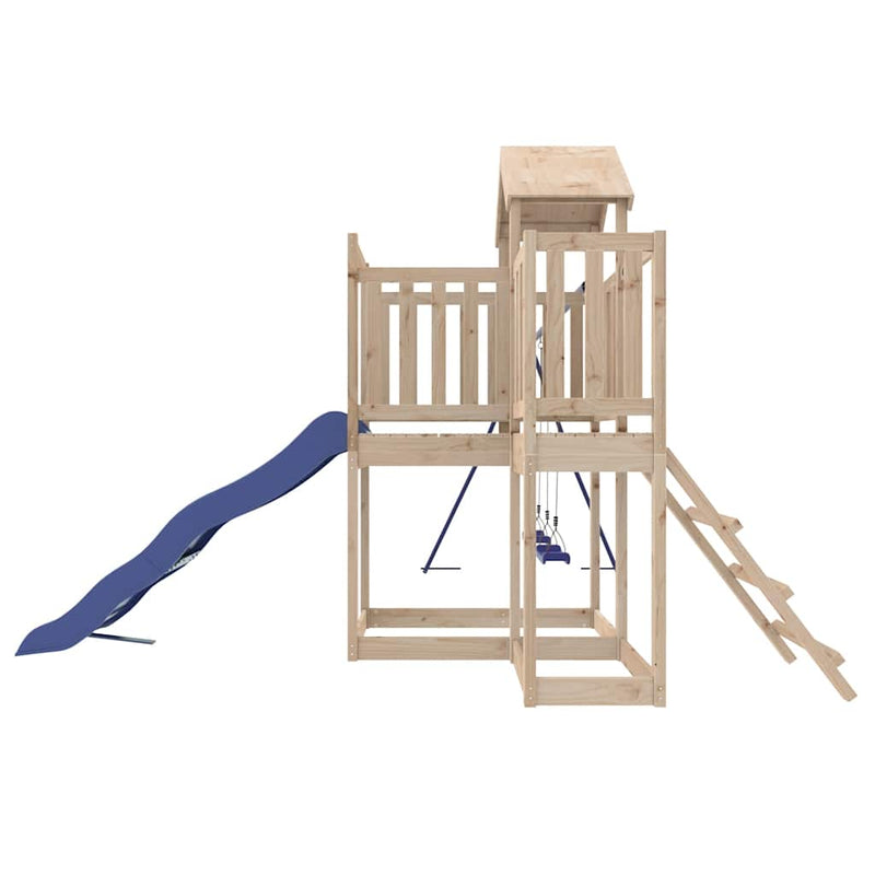 Outdoor Playset Solid Wood Pine