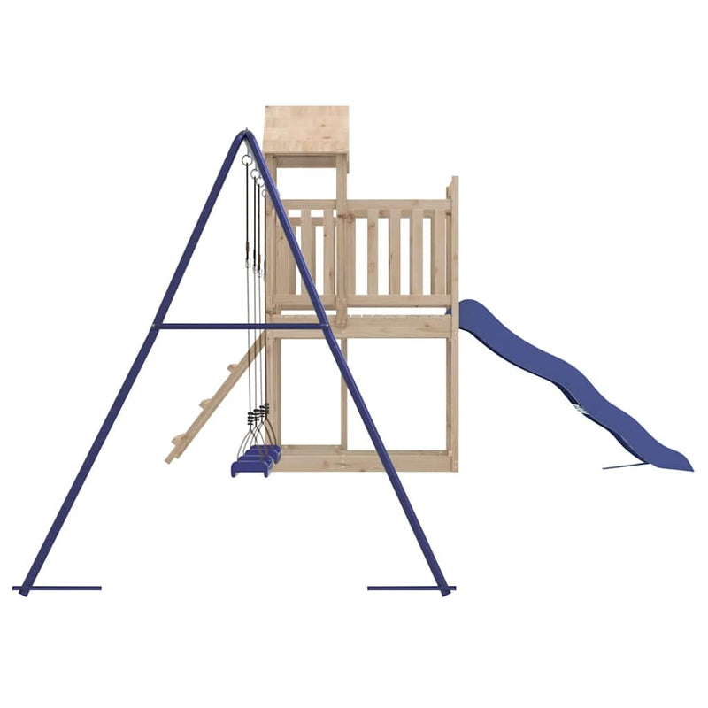 Outdoor Playset Solid Wood Pine