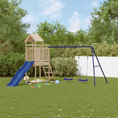 Outdoor Playset Solid Wood Pine