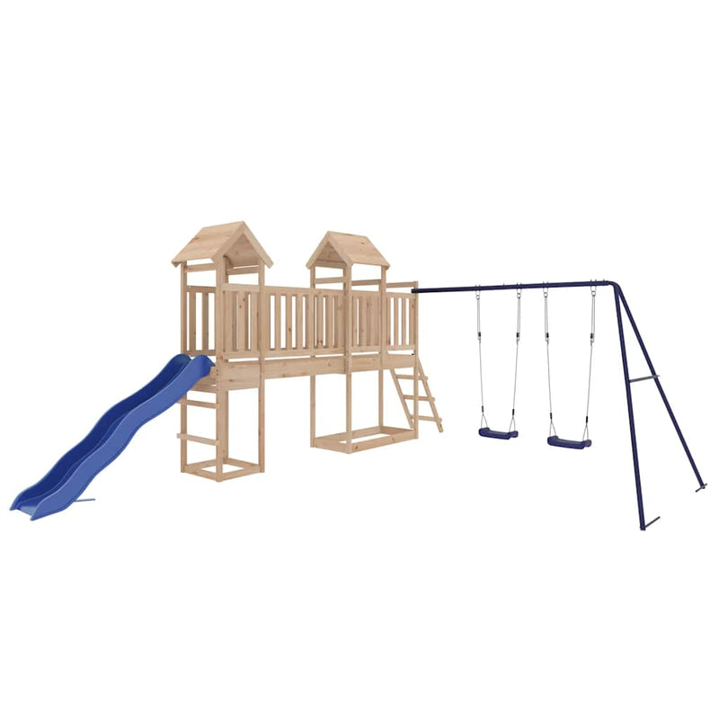 Outdoor Playset Solid Wood Pine