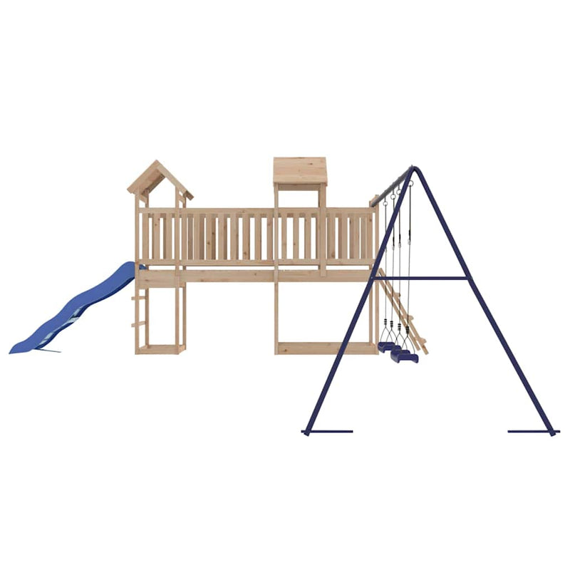 Outdoor Playset Solid Wood Pine