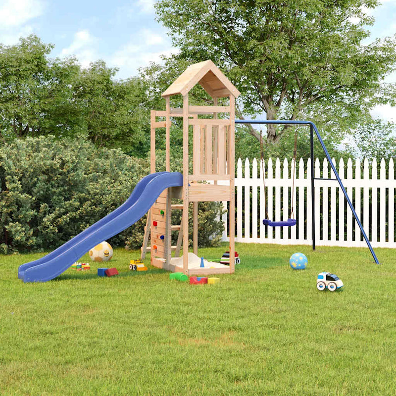 Outdoor Playset Solid Wood Pine