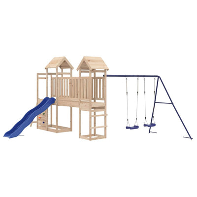 Outdoor Playset Solid Wood Pine