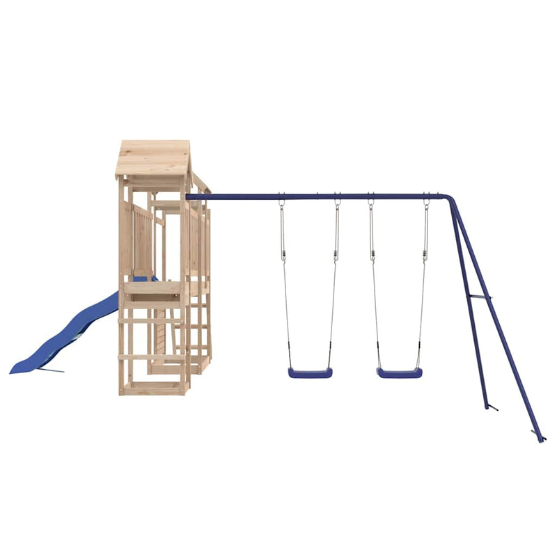 Outdoor Playset Solid Wood Pine